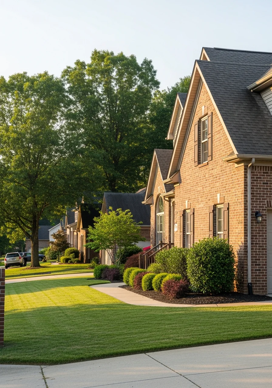 Middletown residential property showing contemporary home design with professional landscaping and suburban setting.